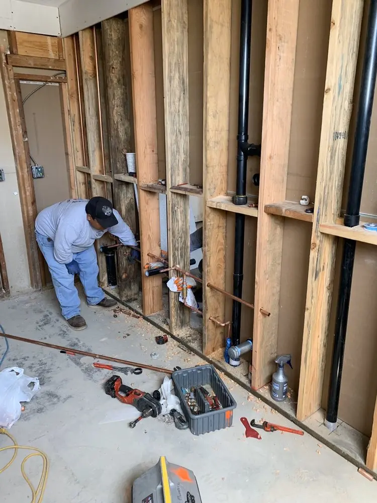 Commercial rough-in plumbing for Commercial Plumbing in Pompton